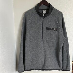 The North Face Gordon Lyons 1/4 Zip Sweater Men's XL Knit Fleece Jacket